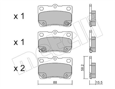 METELLI 22-0761-0 Číslo výrobce: 24323. EAN: 8032747626108.