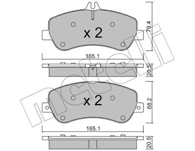 METELLI 22-0825-0 Číslo výrobce: 24867. EAN: 8032747028858.
