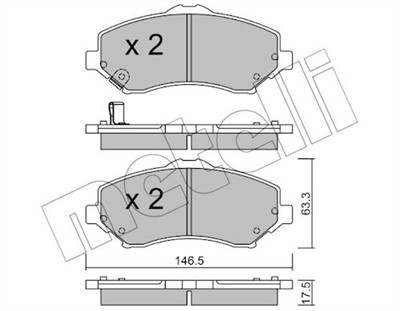 METELLI 22-0862-0 Číslo výrobce: 24604. EAN: 8032747057124.