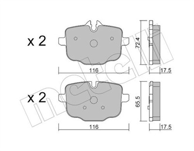 METELLI 22-0921-0 Číslo výrobce: 24703. EAN: 8032747080078.