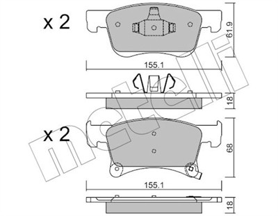 METELLI 22-1035-0 Číslo výrobce: 22123. EAN: 8032747138076.