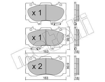 METELLI 22-1183-0 Číslo výrobce: 22353. EAN: 8032747313381.