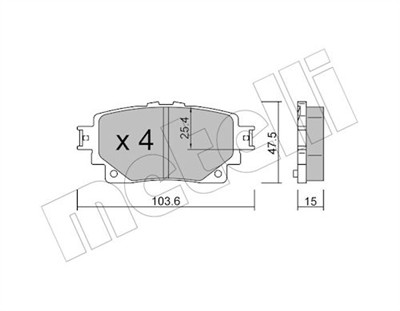 METELLI 22-1229-0 Číslo výrobce: 20582. EAN: 8032747342534.