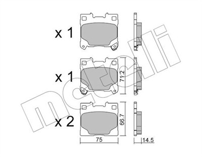 METELLI 22-1289-0 Číslo výrobce: 26423. EAN: 8032747124796.
