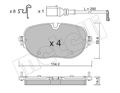 METELLI 22-1318-0 Číslo výrobce: 26408. EAN: 8032747126561.