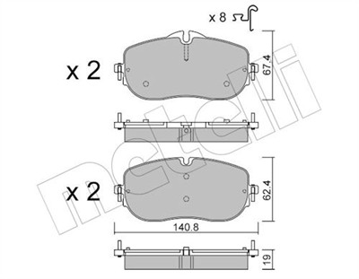 METELLI 22-1355-0 Číslo výrobce: 26134. EAN: 8032747427743.