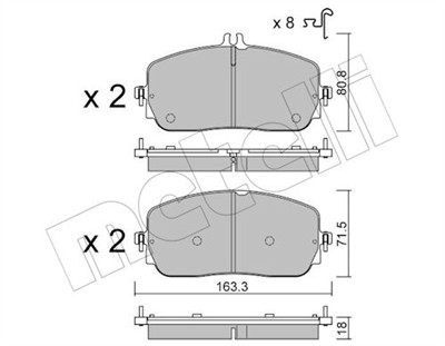 METELLI 22-1357-0 Číslo výrobce: 26581. EAN: 8032747427828.
