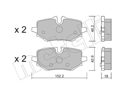 METELLI 22-1368-0 Číslo výrobce: 26687. EAN: 8032747428801.