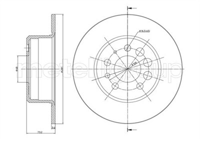 METELLI 23-0074 EAN: 8032747200582.