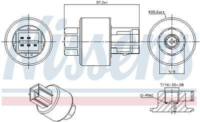 NISSENS 301019 EAN: 5707286535893.