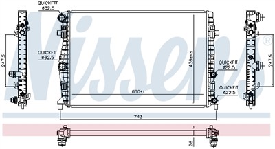 NISSENS 606723 EAN: 5707286477513.