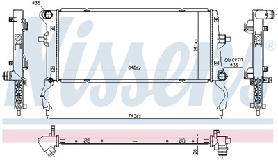 NISSENS 606739 EAN: 5707286477674.
