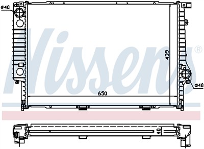 NISSENS 60747A Číslo výrobce: 376713134. EAN: 5707286193499.