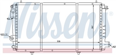 NISSENS 61337 Číslo výrobce: 376715441. EAN: 5707286195981.