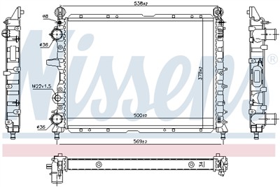 NISSENS 61842 Číslo výrobce: 376716171. EAN: 5707286198593.