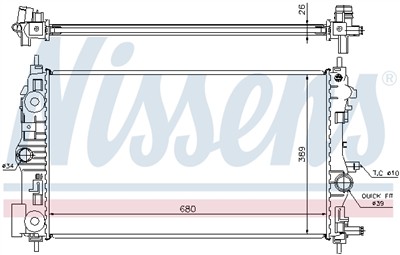 NISSENS 630745 Číslo výrobce: 376787541. EAN: 5707286348011.