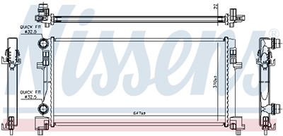 NISSENS 64106 Číslo výrobce: 376901404. EAN: 5707286374379.