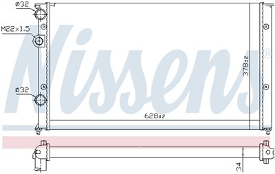 NISSENS 652451 Číslo výrobce: 376714544. EAN: 5707286222137.