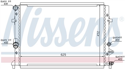 NISSENS 65295 Číslo výrobce: 376790551. EAN: 5707286342750.