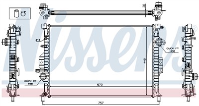 NISSENS 65615A Číslo výrobce: 376787121. EAN: 5707286223868.
