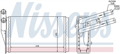 NISSENS 70224 Číslo výrobce: 351311421. EAN: 5707286231764.
