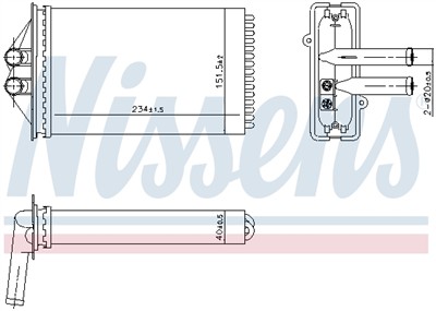 NISSENS 707350 EAN: 5707286518605.