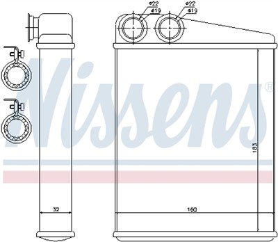 NISSENS 70807 Číslo výrobce: 351000551. EAN: 5707286351462.