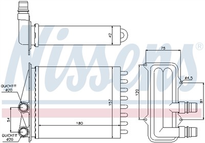 NISSENS 73468 Číslo výrobce: 351511534. EAN: 5707286373440.