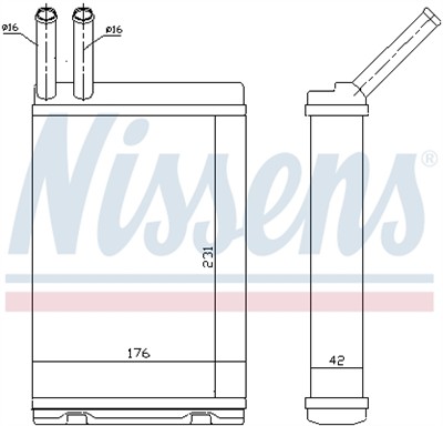 NISSENS 73642 Číslo výrobce: 351308761. EAN: 5707286234840.