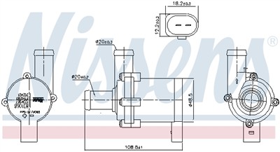 NISSENS 831068 EAN: 5707286486706.
