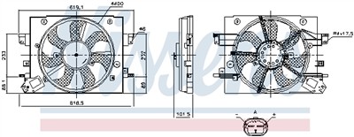 NISSENS 850110 EAN: 5707286493315.