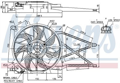 NISSENS 85185 Číslo výrobce: 351043681. EAN: 5707286242937.