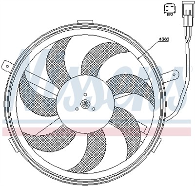 NISSENS 85631 Číslo výrobce: 351042731. EAN: 5707286343368.