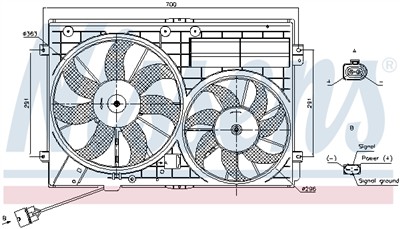 NISSENS 85643 EAN: 5707286352612.