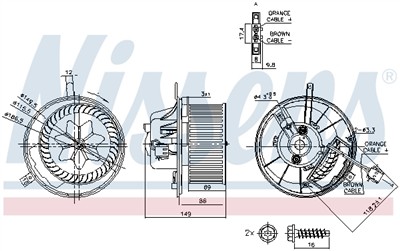 NISSENS 87032 Číslo výrobce: 995748QE. EAN: 5707286378131.