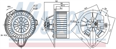 NISSENS 87170 EAN: 5707286390614.