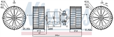 NISSENS 87192 Číslo výrobce: 351024481. EAN: 5707286392397.