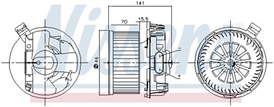 NISSENS 87209 Číslo výrobce: F667217D. EAN: 5707286404113.