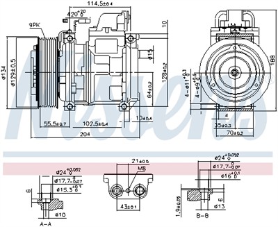 NISSENS 890023 EAN: 5707286382695.
