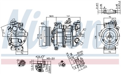 NISSENS 890602 EAN: 5707286438828.