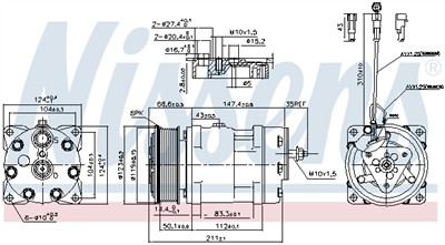 NISSENS 89470 EAN: 5707286365551.