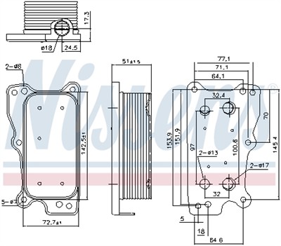 NISSENS 90783 Číslo výrobce: 376909441. EAN: 5707286404656.