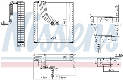 NISSENS 92369 Číslo výrobce: 72523096. EAN: 5707286494374.