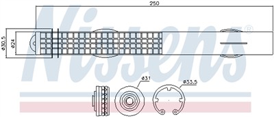 NISSENS 95467 Číslo výrobce: 70818290. EAN: 5707286357242.