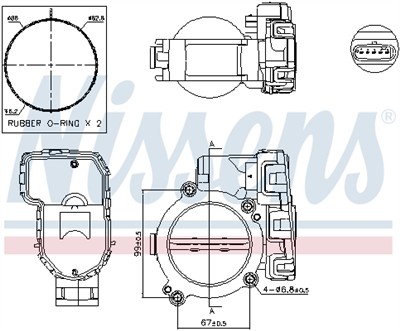NISSENS 955076 Číslo výrobce: DK0040. EAN: 5707286547124.