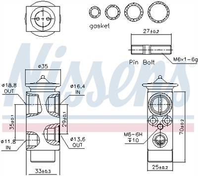 NISSENS 999234 Číslo výrobce: 351004264. EAN: 5707286468061.
