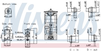 NISSENS 999462 Číslo výrobce: 70819226. EAN: 5707286507814.