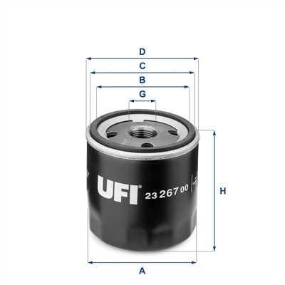 UFI 23.267.00 EAN: 8003453042001.