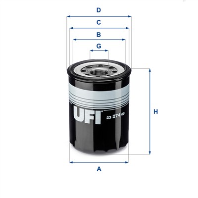 UFI 23.274.00 EAN: 8003453042070.