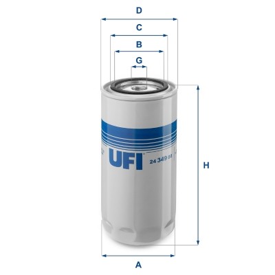 UFI 24.349.00 EAN: 8003453061316.